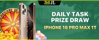 iPhone prize draw promotional banner